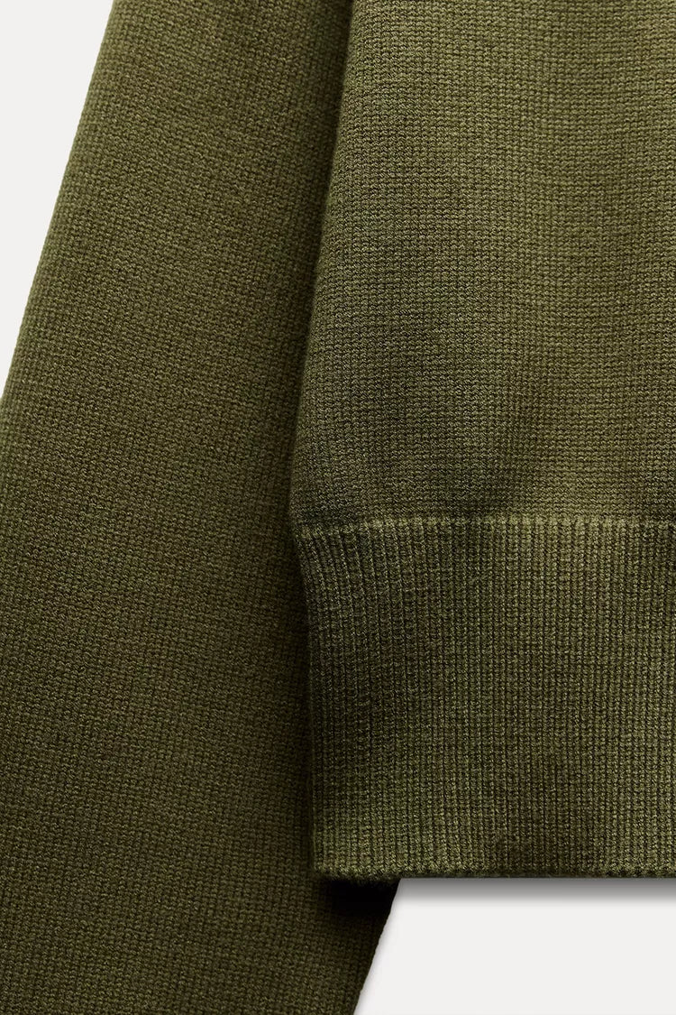 Damen Strickpullover in Grün – Weich, warm und modern