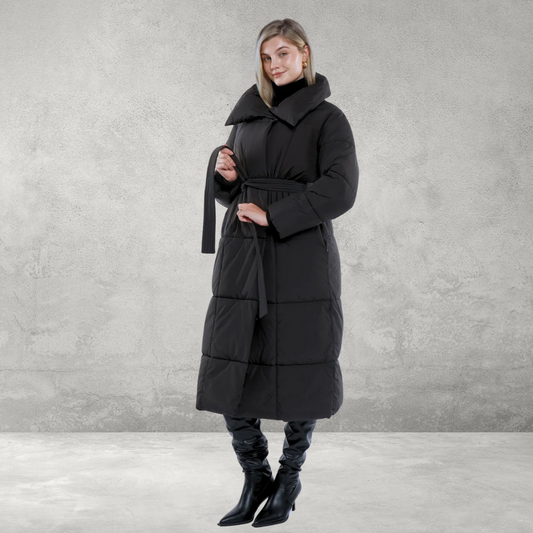 Langer Damen Winter Puffer Mantel – Wasserabweisend, Winddicht