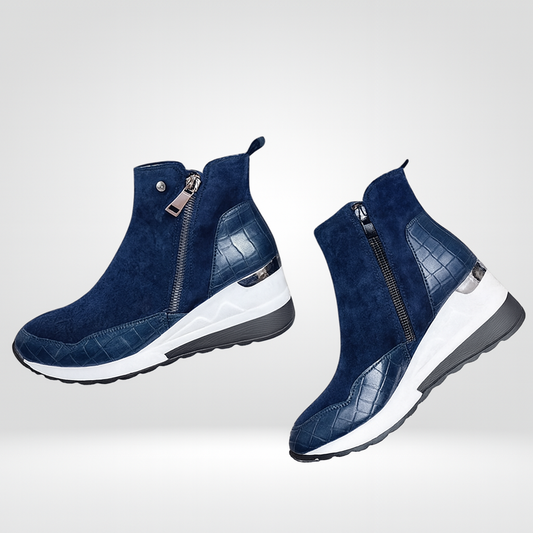 Elegante Damen Stiefeletten aus PU-Leder