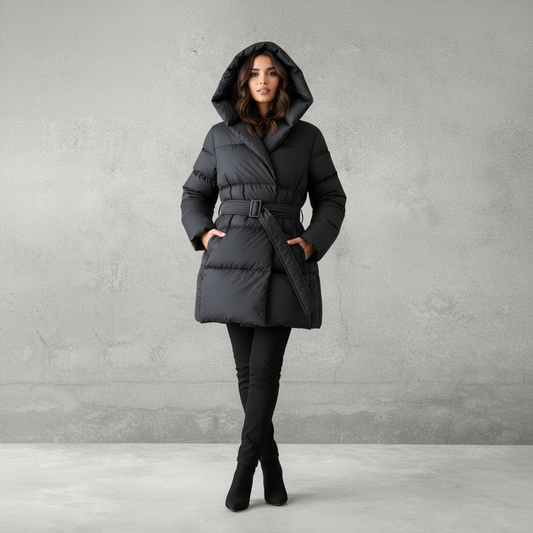 Ultraleichte Damen Daunenjacke – Warme, elegante Kurz-Pufferjacke